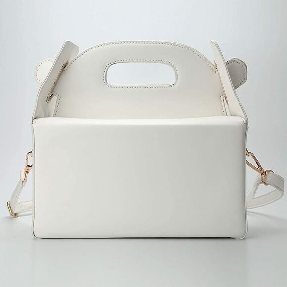 Chinese Tower Print Top-Handle Takeout Box Handbag - Picture 8 of 9